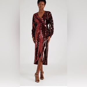 Ted Baker Evening Dress 'EMALEEE' in Carmine Red in size 2